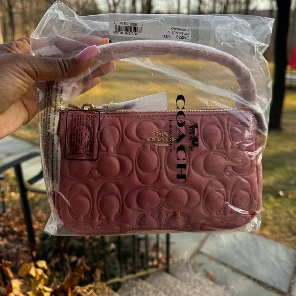 Coach Nolita 19 Signature Quilting in Blush - Picture 3 of 5